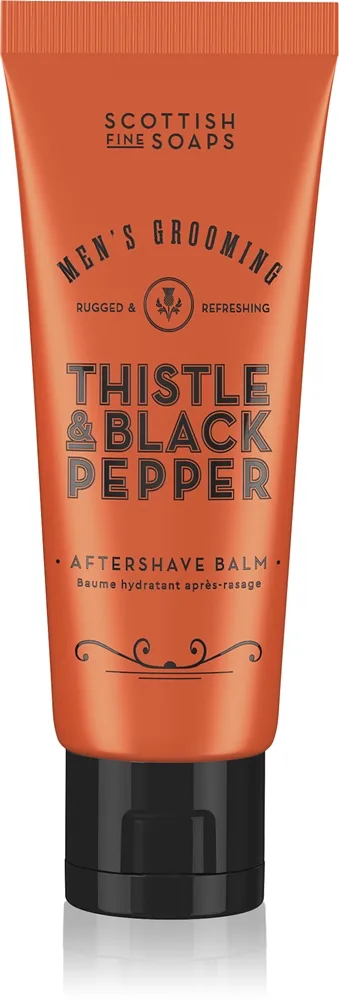 Scottish Fine Soaps Thistle & Black Pepper Aftershave-balsam På tube 75 ml