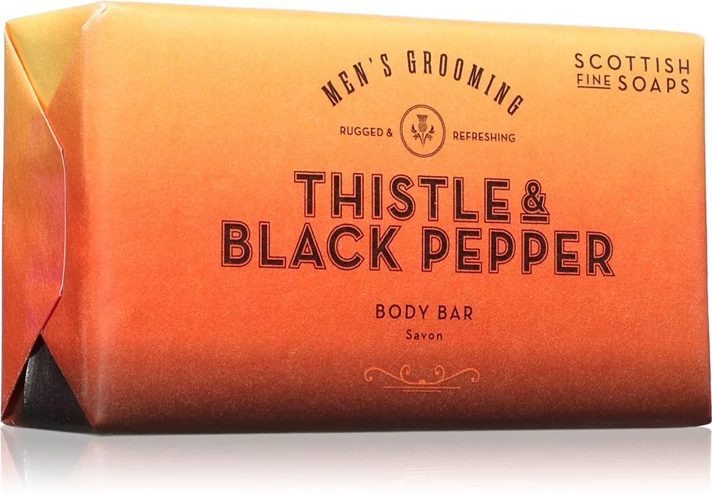 Scottish Fine Soaps Thistle & Black Pepper Sæbebar 220 g
