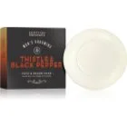 Scottish Fine Soaps Thistle & Black Pepper Tvålbit för ansikte och skägg 100 g