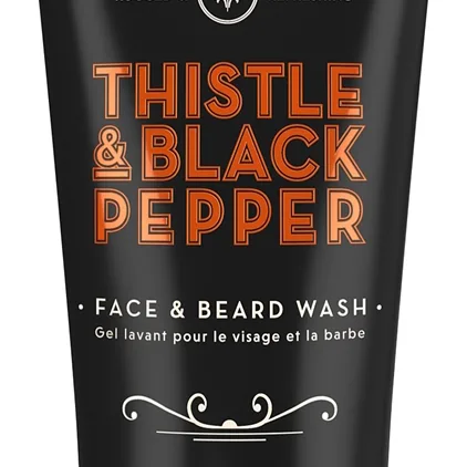 Scottish Fine Soaps Thistle & Black Pepper Vaskegel til ansigt og skæg 150 ml