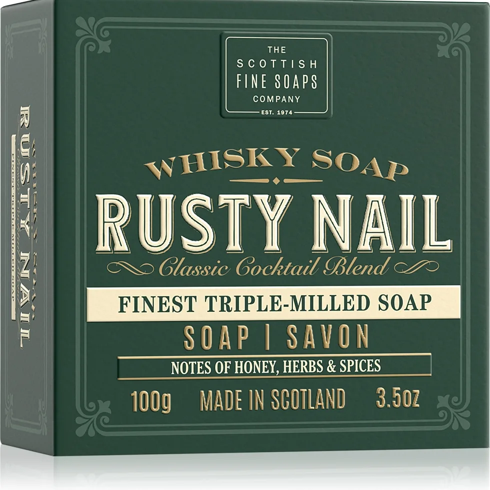 Scottish Fine Soaps Whisky Soap Rusty Nail Rensebar til krop og ansigt 100 g