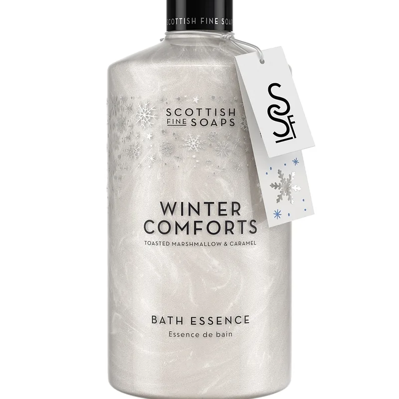 Scottish Fine Soaps Winter Comforts kylpytuoksu tuoksu Toasted Marshmallow & Caramel 500 ml