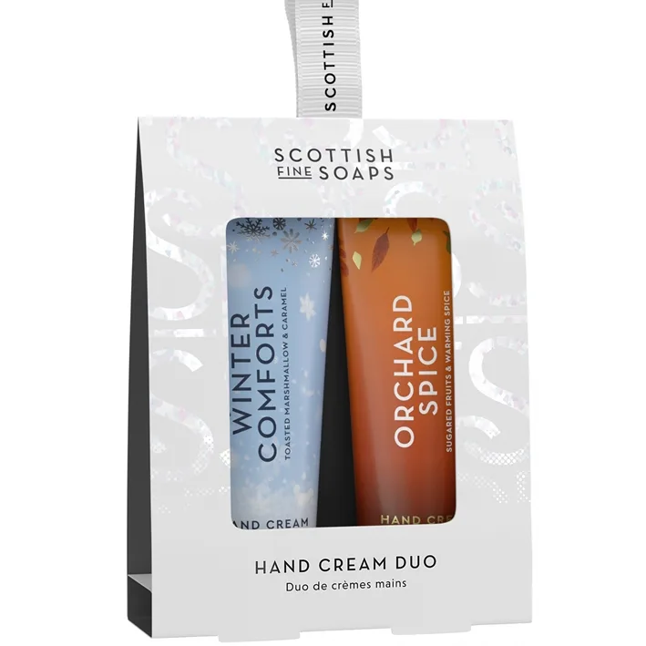 Scottish Fine Soaps Winter Comforts & Orchard Spice lahjasetti käsiin