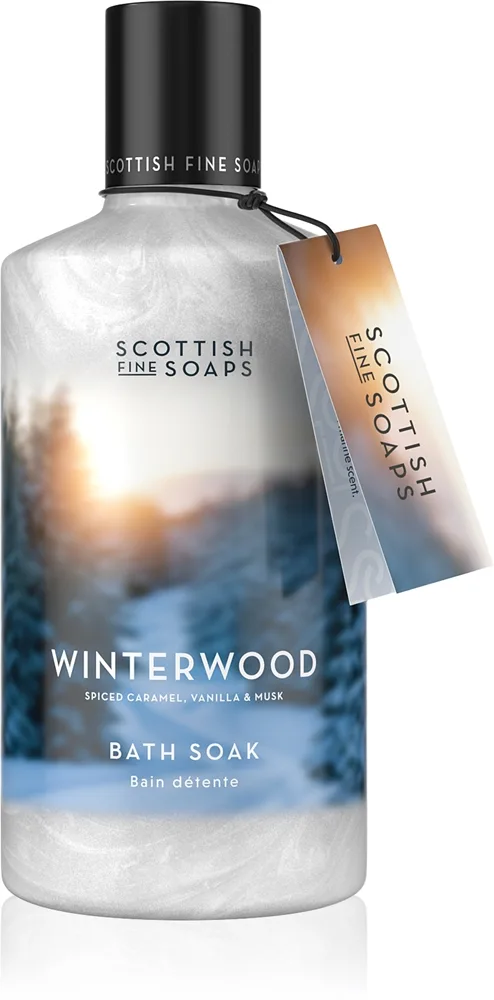 Scottish Fine Soaps Winterwood Badskum med glitter 300 ml
