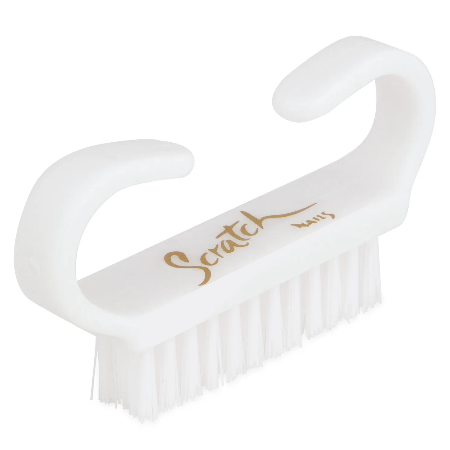 Scratch Manicure Scrub Brush Mini White
