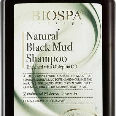Sea of Spa Bio Spa Natural Black Mud Nærende shampoo Til hår uden vitalitet 400 ml