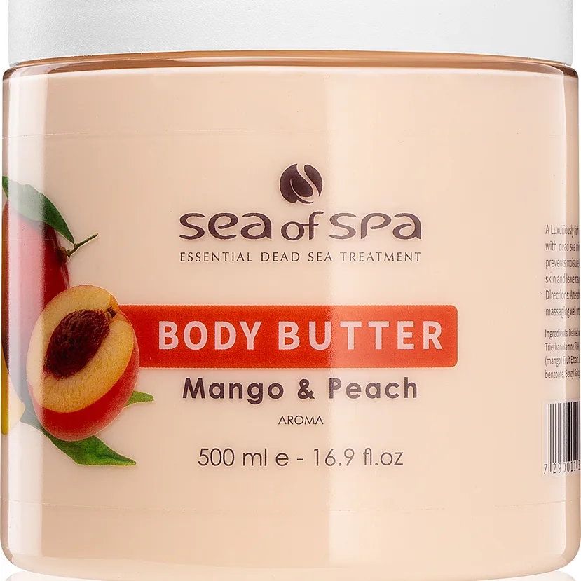 Sea of Spa Dead Sea Treatment Mango och kroppssmör med persika 500 ml