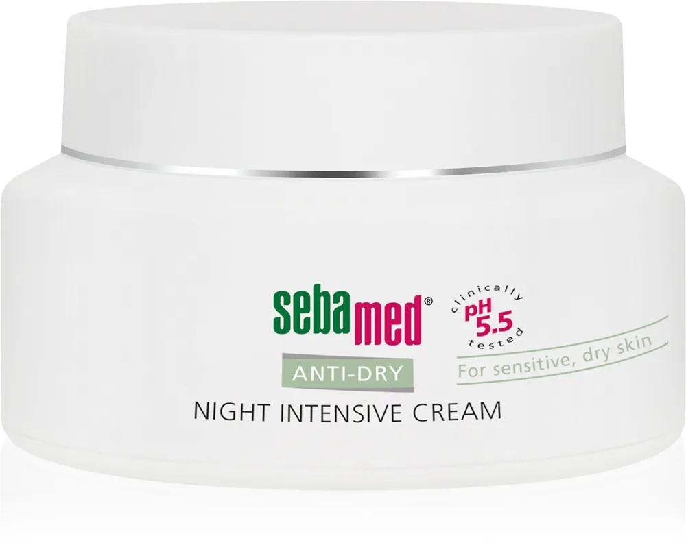 Sebamed Anti-Dry intensiivinen yövoide sisältää fytosteroleja 50 ml