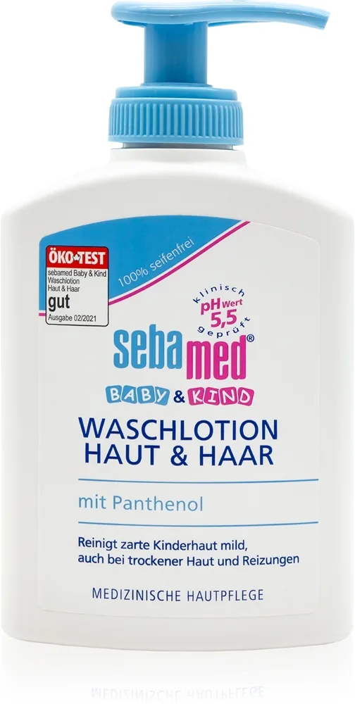 Sebamed Baby Tvättemulsion för kropp och hår med pump 200 ml