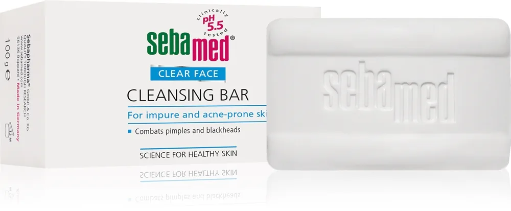 Sebamed Clear Face Cleansing Bar Stift med syndet för problematisk hud 100 g