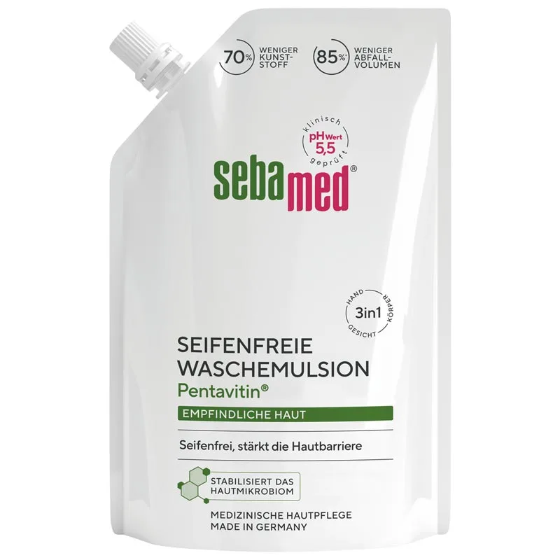 sebamed FLÜSSIG WASCHEMULSION Nachfüllpackung 400 ml Emulsion