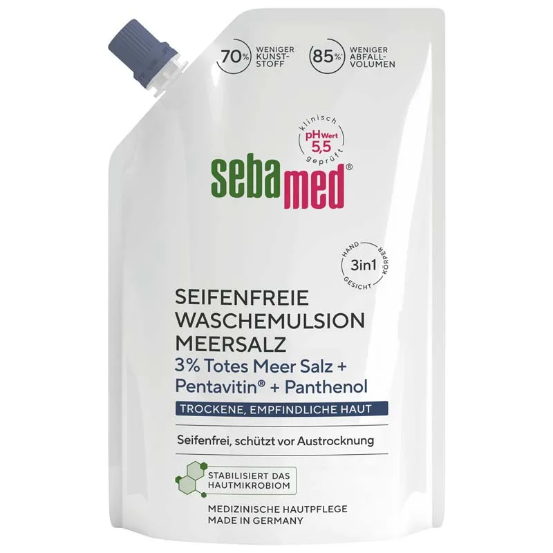sebamed Meersalz Waschemulsion 400 ml Emulsion