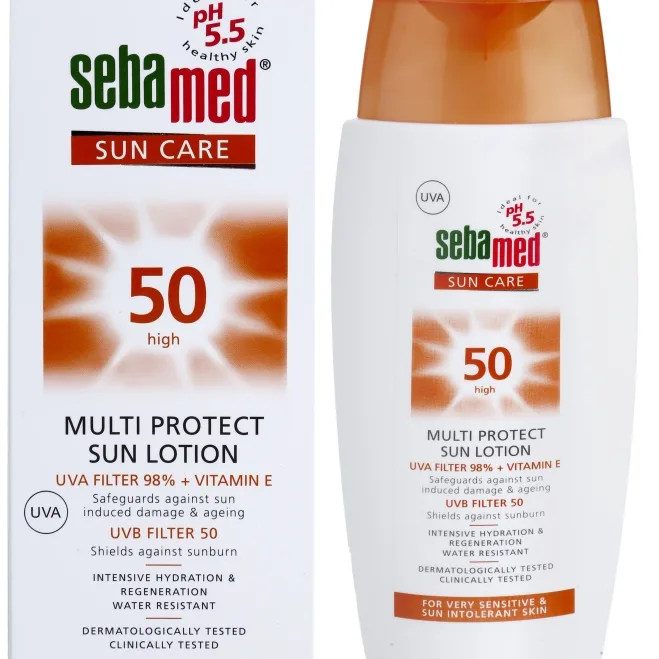 Sebamed Sun Care Multi Protect Mjölk för solbränna SPF 50 150 ml