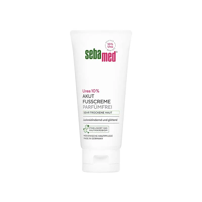 sebamed Urea 10% AKUT FUSSCREME PARFÜMFREI 100 ml Creme