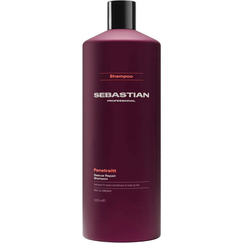 Sebastian Professional Penetraitt Shampoo Til skadet, kemisk behandlet hår 1000 ml