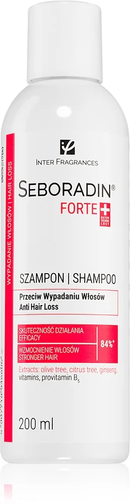 Seboradin Forte hiustenlähtöä ehkäisevä shampoo 200 ml