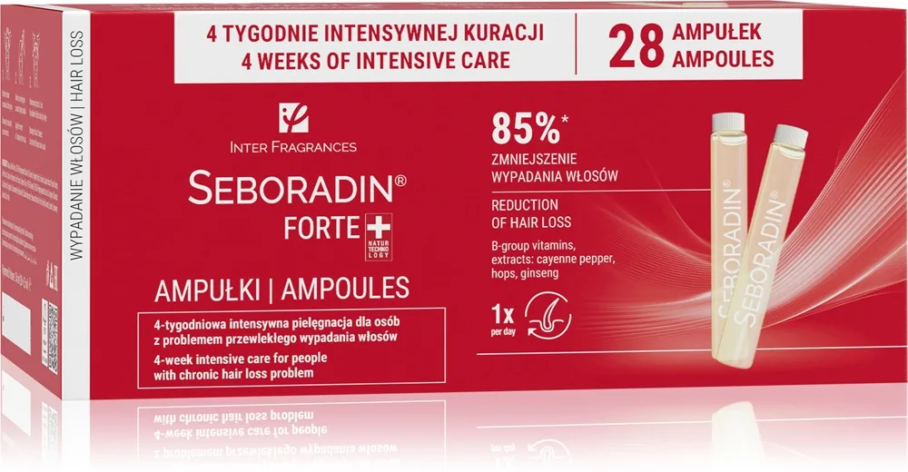 Seboradin Forte Plus Ampul Mod hårtab 24x5.5 ml