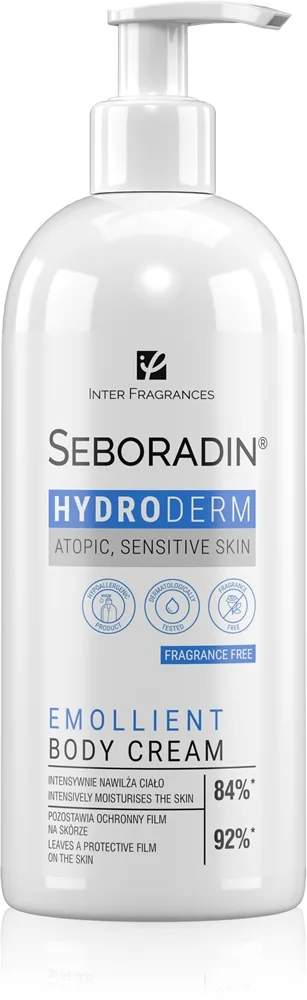 Seboradin Hydroderm Kroppskräm För torr och känslig hud 400 ml