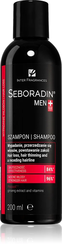 Seboradin Men Shampoo mod hårtab til mænd 200 ml