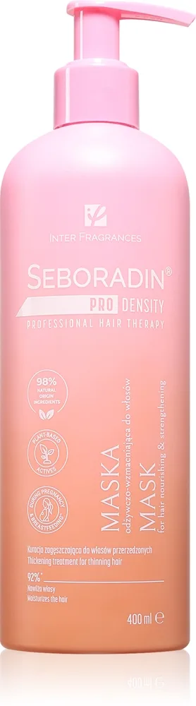 Seboradin PRO DENSITY Nourishing Mask Närande mask För uttunnade av hår 400 ml