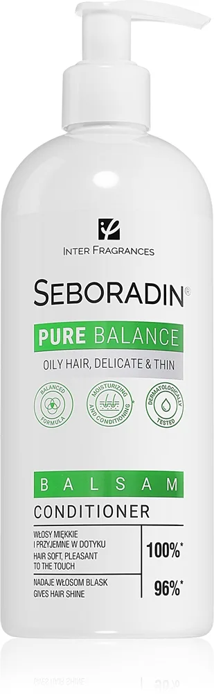 Seboradin Pure Balance Balsam För fet, fin och poröst hår 400 ml