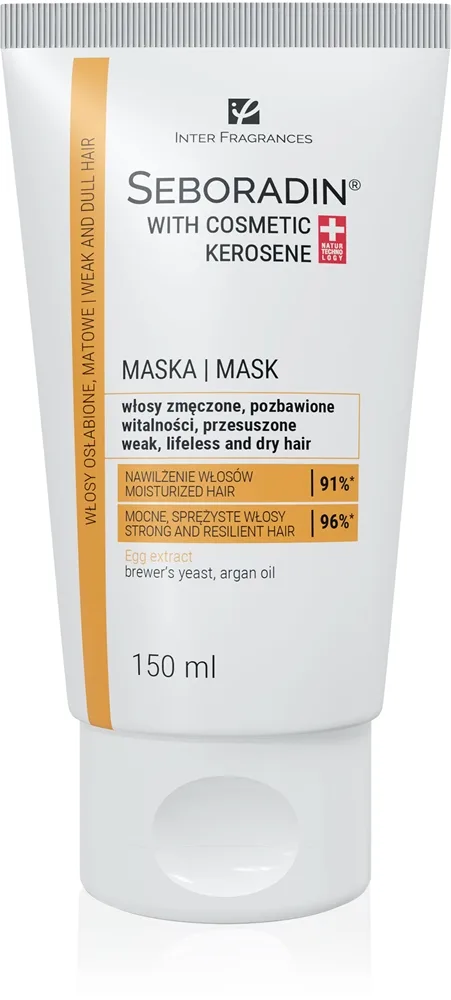 Seboradin With Cosmetic Kerosene Mask För hårförstärkning och lyster 150 ml