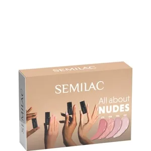 Semilac Colour's Set All About Nudes Kynsilakkasetti