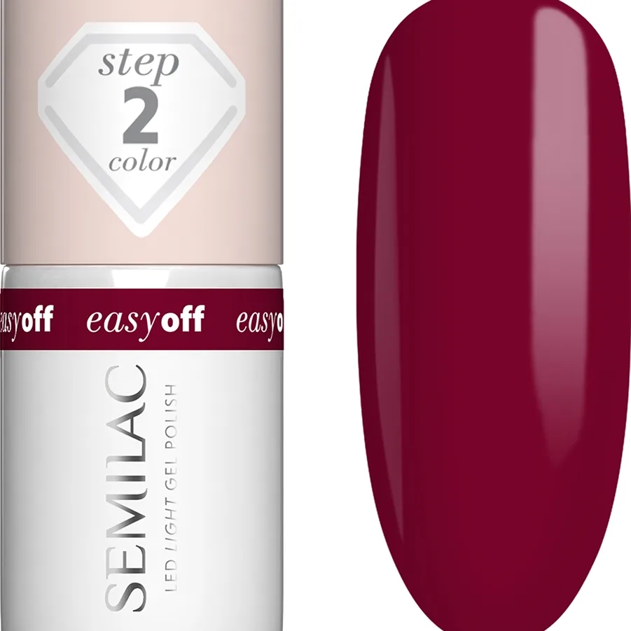 SEMILAC Easy Off LED Light Gel Polish Cherry Coke