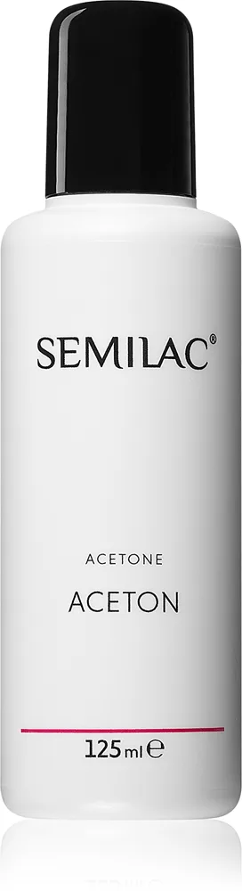 Semilac Liquids Ren acetone til at fjerne gele på neglene 125 ml