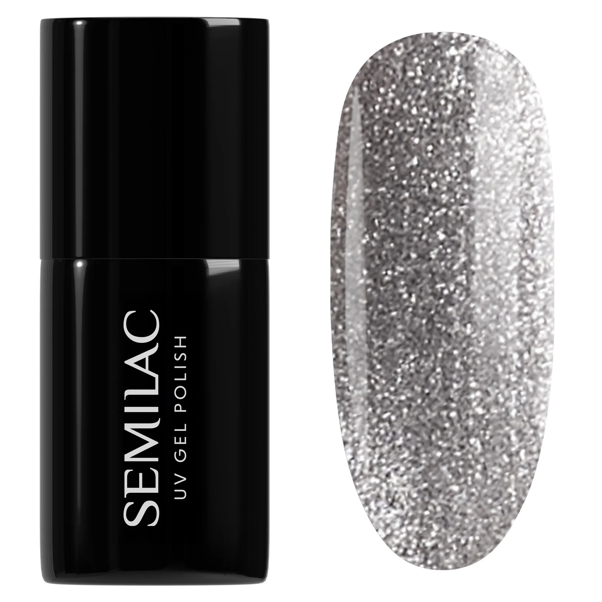 SEMILAC UV Gel Polish Silver Magnetic