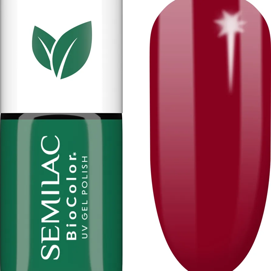 Semilac UV Hybrid BioColor geelikynsilakka – UV/LED-lamppu tarvitaan sävy 729 Dark Cherry 7 ml