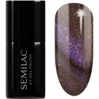 Semilac UV Hybrid Galaxy Flash Gel nagellack för UV / LED härdning Skugga 827 AI Brown 7 ml