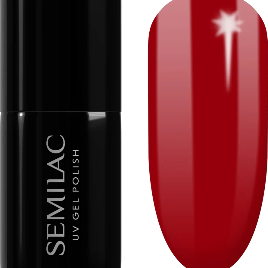 Semilac UV Hybrid Winter Collection geelikynsilakka – UV/LED-lamppu tarvitaan sävy 608 Soft Red 7 ml
