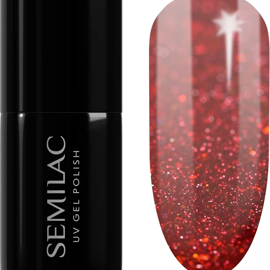 Semilac UV Hybrid Winter Collection geelikynsilakka – UV/LED-lamppu tarvitaan sävy 609 Snow Berries 7 ml