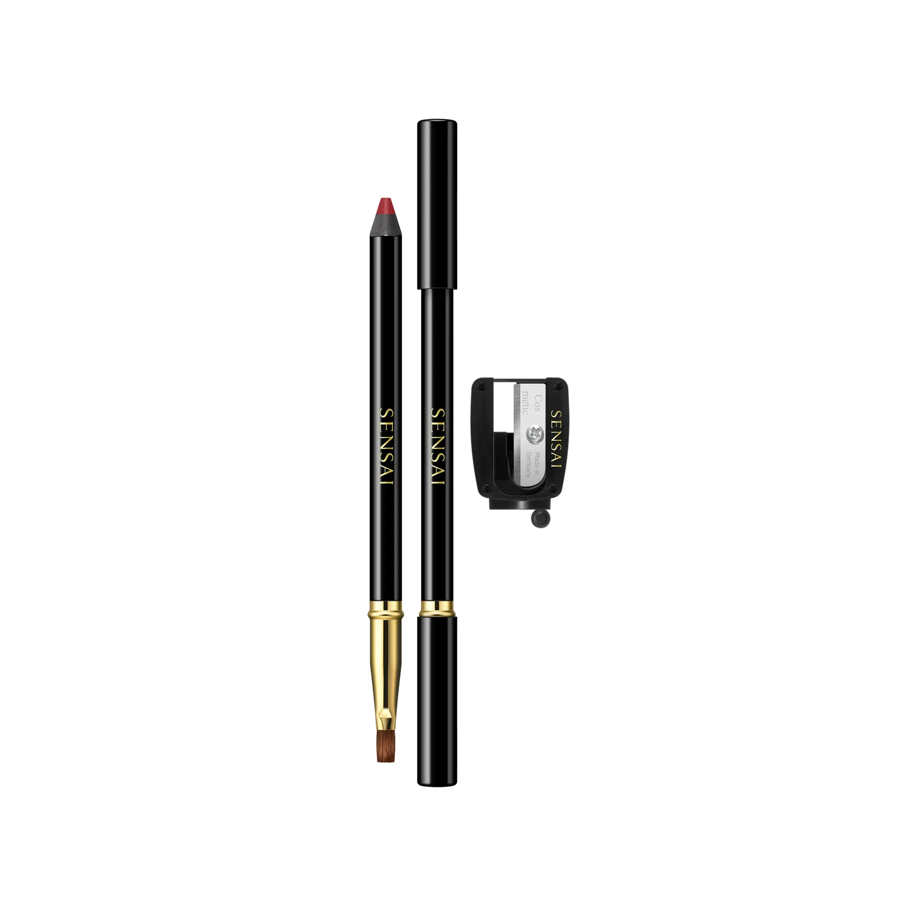Sensai Lip Pencil huulikynä mukana teroitin sävy 01 Actress Red 1 g