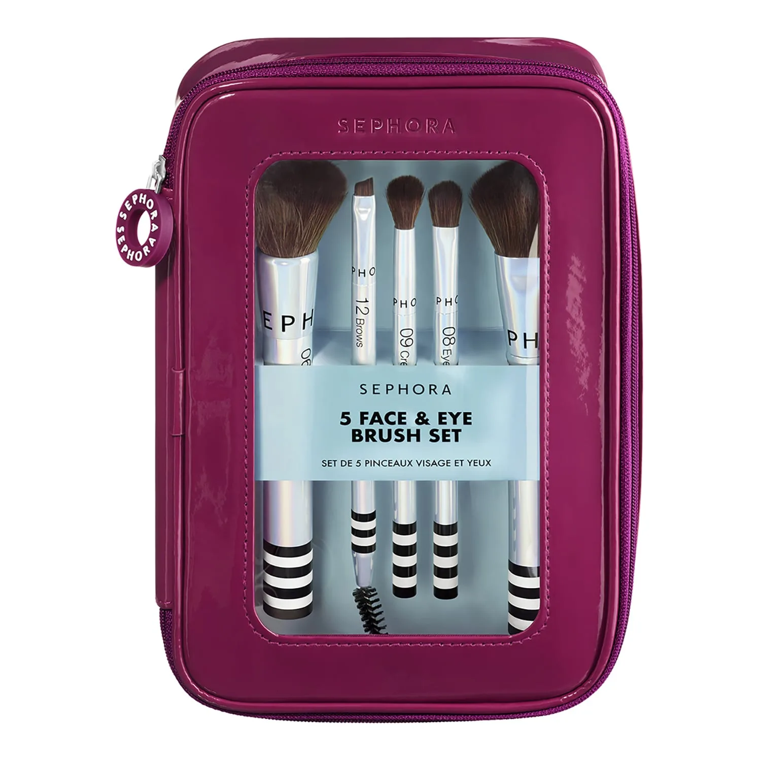 Sephora Collection - 5-piece Face & Eye Brush Set - Sæt Med Børster - 5-piece Brush Set-26 Xms - For Women