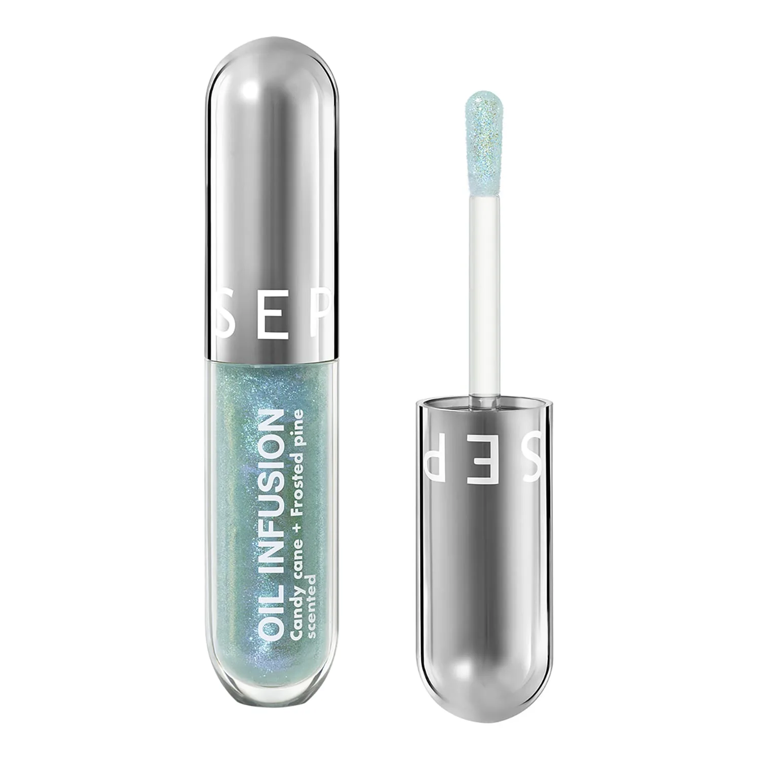 Sephora Collection - Candy Cane + Frosted Pine Lip Oil - Læbeolie - Oil Infusion (new Scent)-26 - For Women