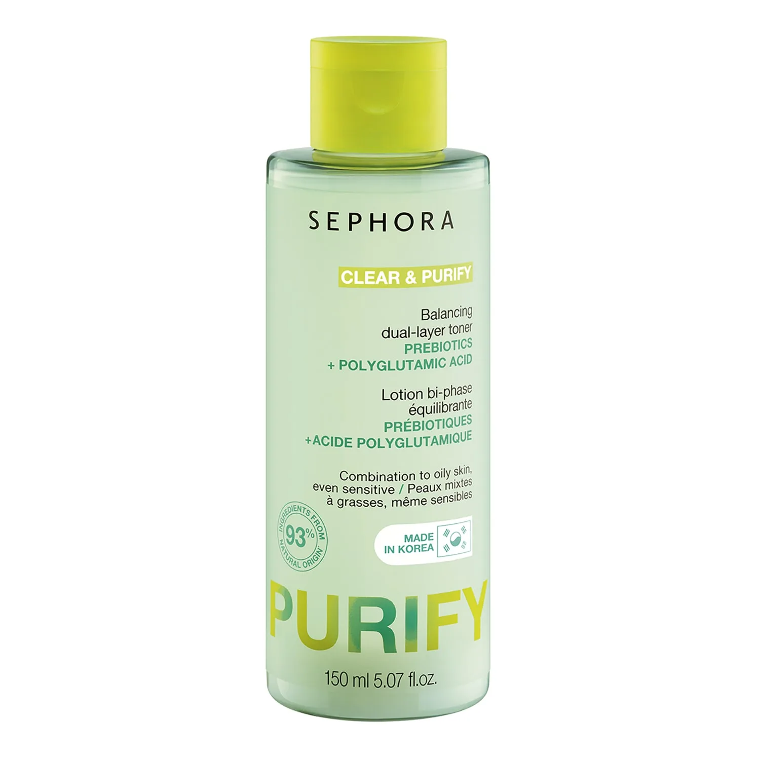 CLEAR & PURIFY - Balanserande tvåfaslotion polyglutaminsyra + prebiotika