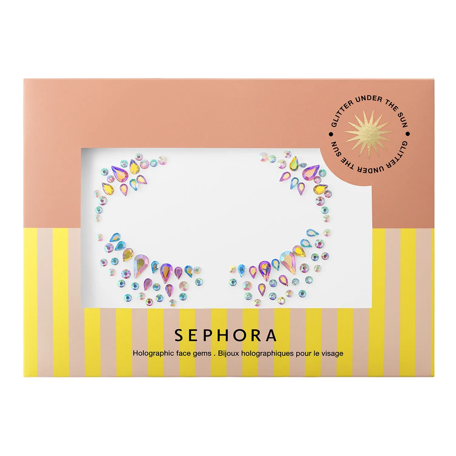 Sephora Collection - Glitter Under The Sun - Holografiske Ansigtssmykker - Face Jewels-24 - For Women