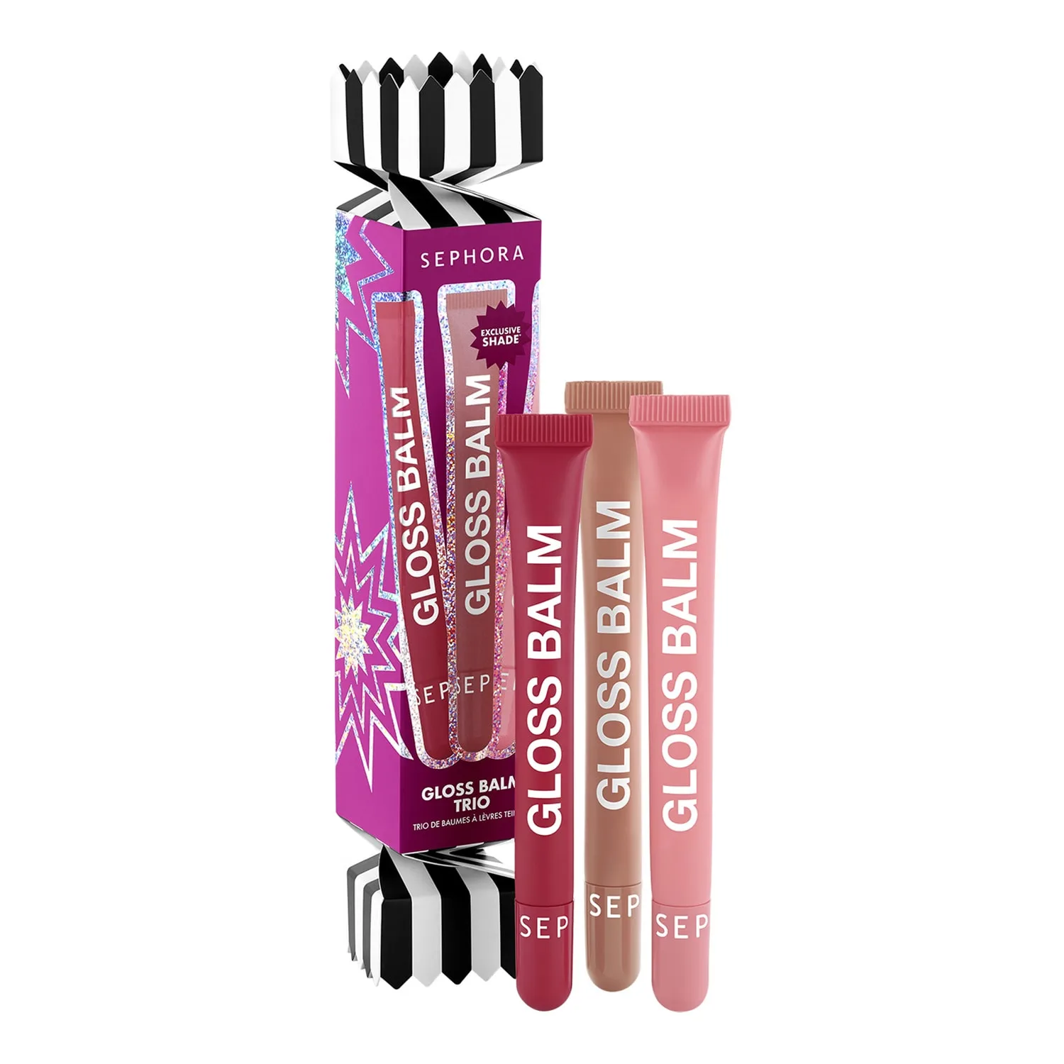 Sephora Collection - Gloss Balm Trio - Sæt - Gloss Balm Trio-26 Xms - For Women