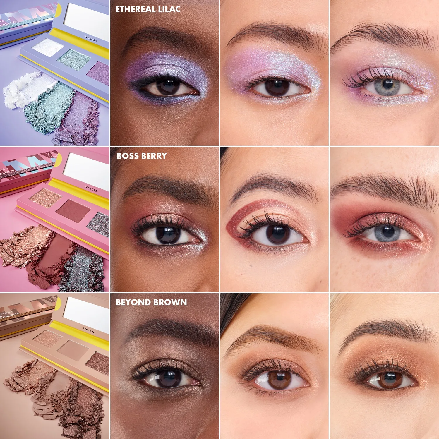 Mini Mix Palette: Mini-palett med ögonskuggor