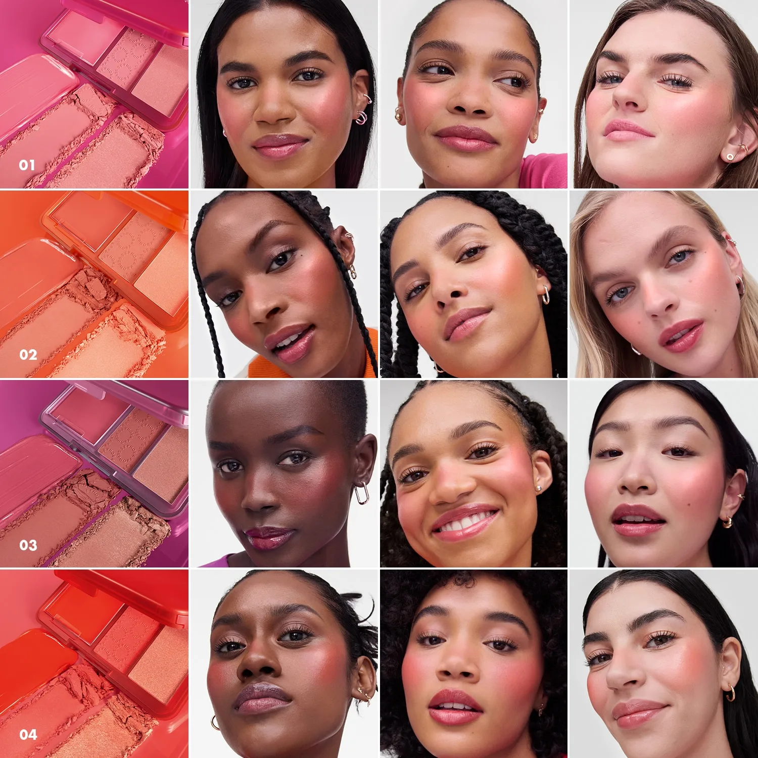 Sephora Collection - Palette Blush Blush Blush - Blushtrio - Palette Blush-25 C - For Women