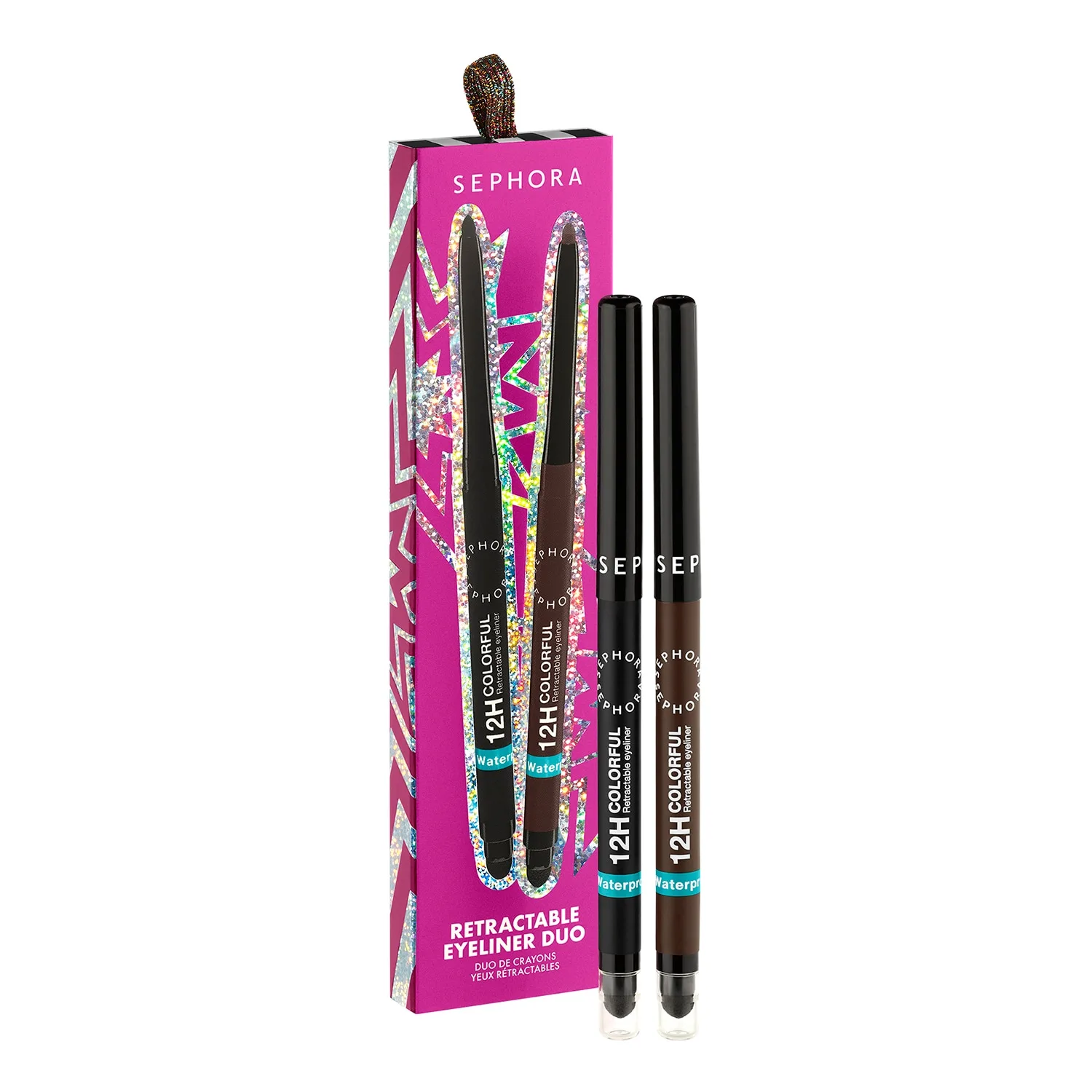 Sephora Collection - Retractable Eyeliner Duo - Eyeliner Sæt - Retractable Eyepen Duo-26 Xms - For Women