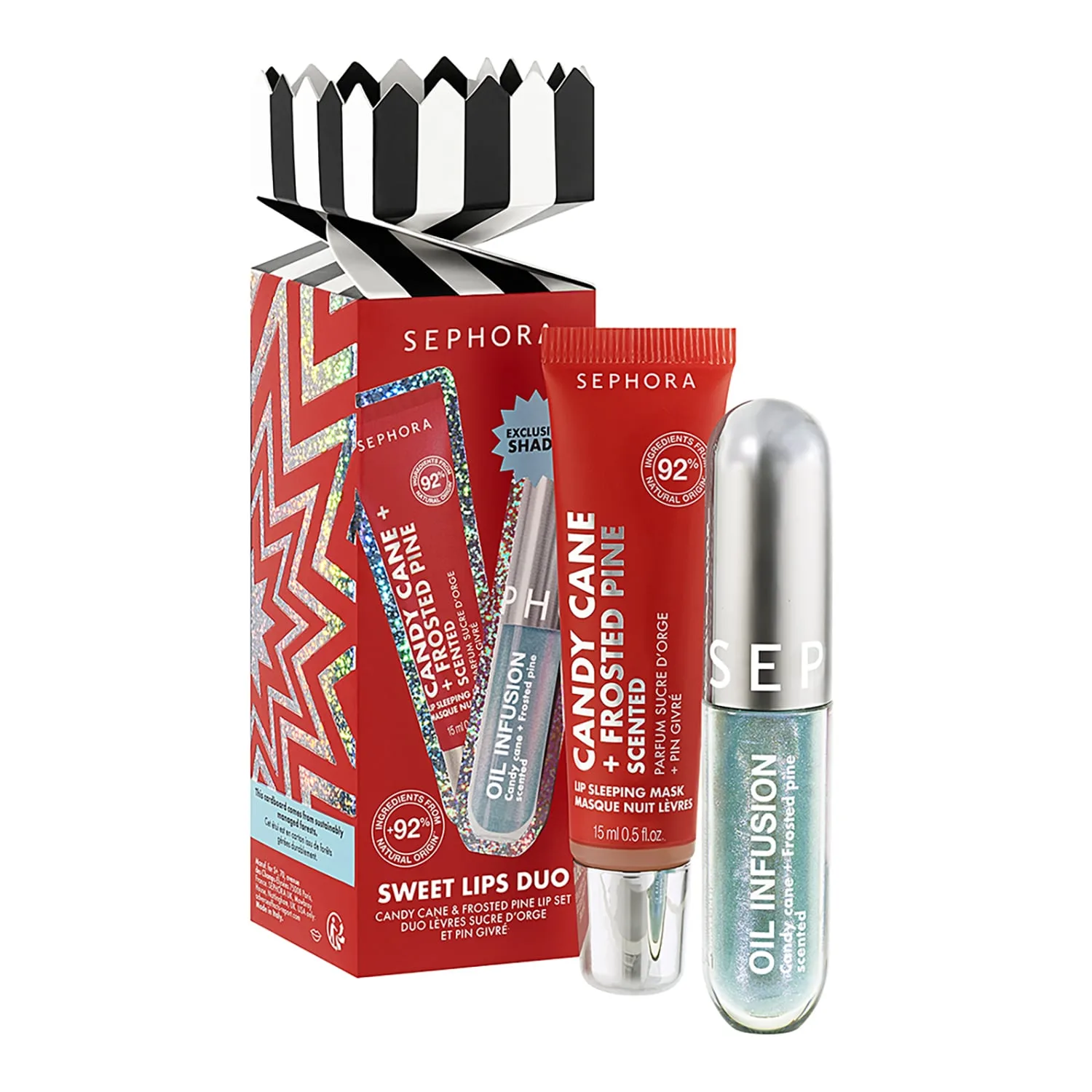Sephora Collection - Sweet Lips Duo - Læbeolie Og Natmaske - Limited Edition Scent Lips Set-26 - For Women