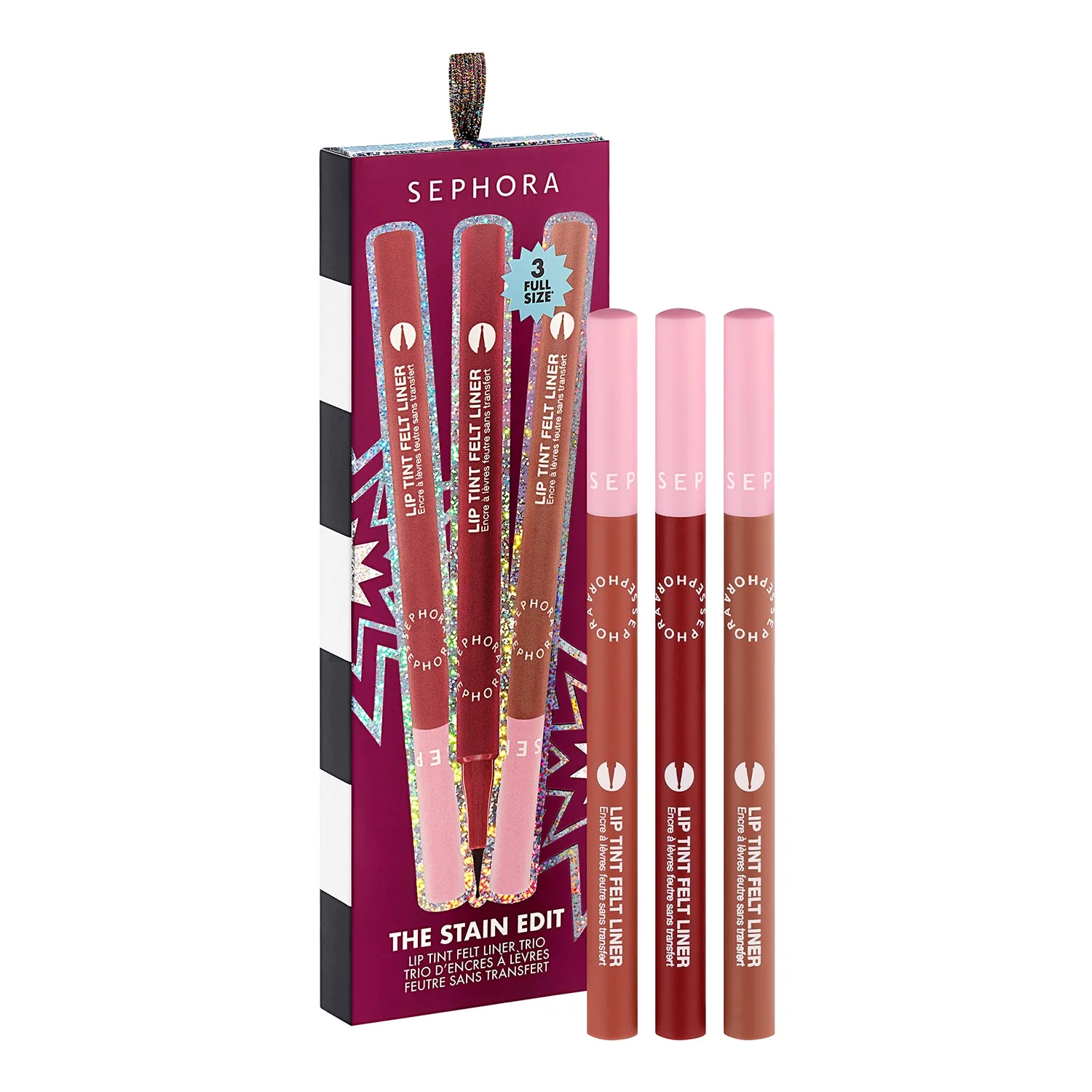 Sephora Collection - The Stain Edit Set - Lipliner - The Stain Edit-26 Xms - For Women