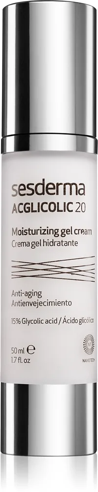 Sesderma Acglicolic 20 Facial uudistava ja kosteuttava geelivoide sekaiholle 50 ml