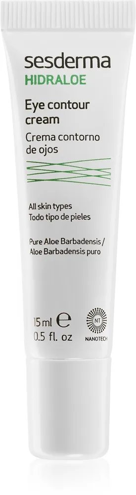 Sesderma Hidraloe Eye Contour Cream Ögonkräm mot påsar under ögon och rynkor 15 ml
