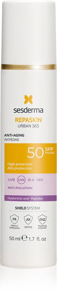 Sesderma Repaskin Urban 365 Anti-Aging Ansigtssolcreme med anti-aldringseffekt 50 ml