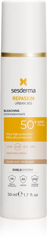 Sesderma Repaskin Urban 365 Bleaching Ansigtssolcreme til korrektion af pigmentpletter 50 ml