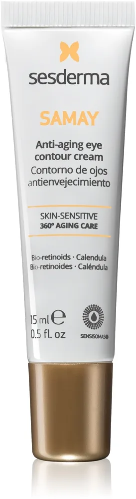 Sesderma Samay Anti-Aging Eye Contour Cream Ögonkräm mot rynkor för minskning av svullnader och mörka ringar 15 ml